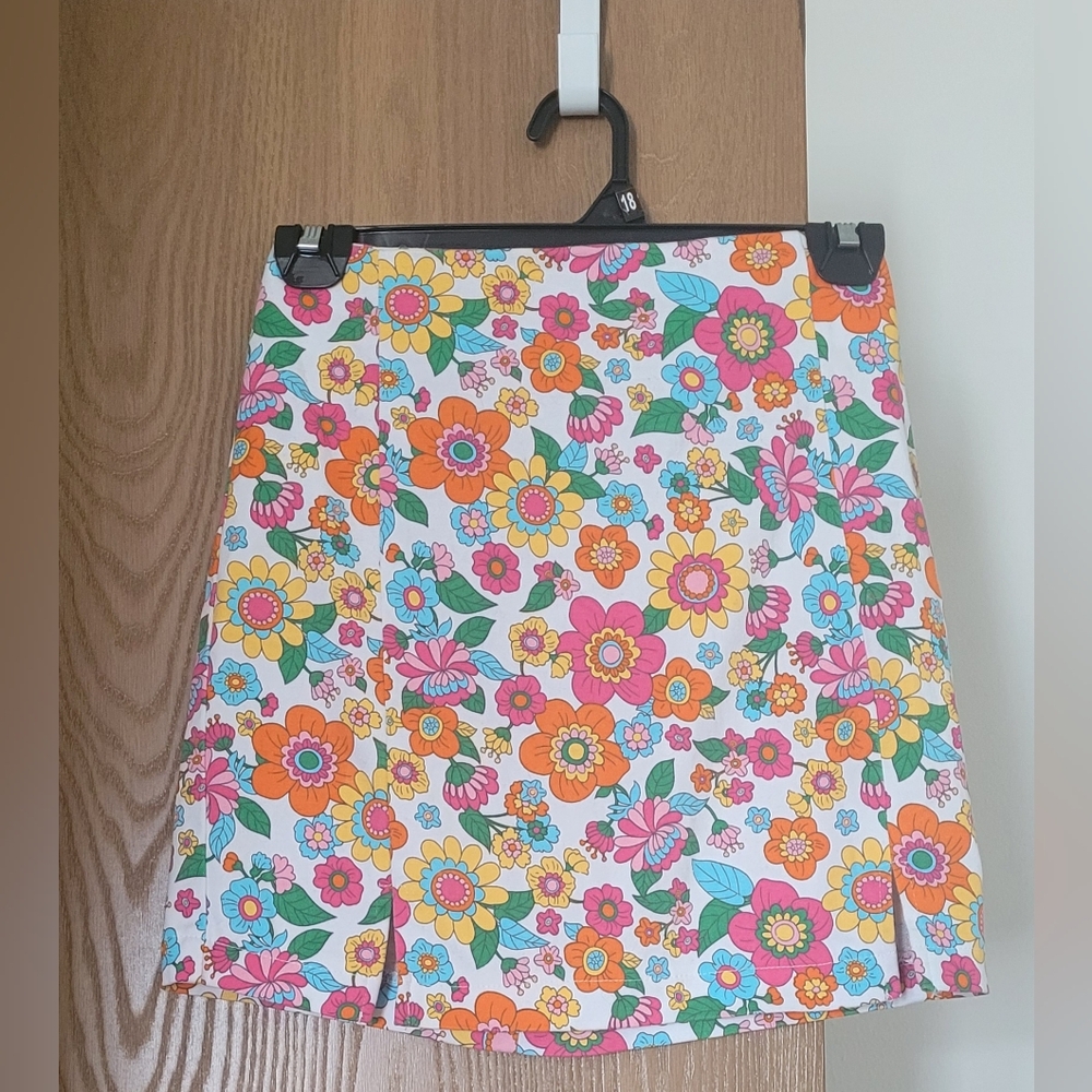 Love on a hanger floral skirt 1
